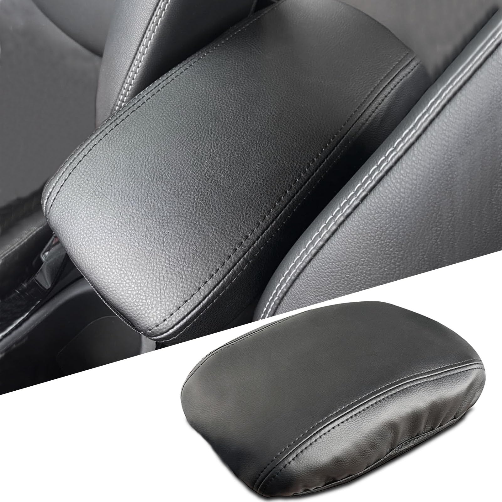 Photo 1 of ANMOSVO Center Console Cover for 2020-2025 2026 Toyota Corolla - Premium Armrest Lid Protector Easy Installation, No Tools Required for Toyota Corolla 2020 2021 2022 2023 2024 2025 2026