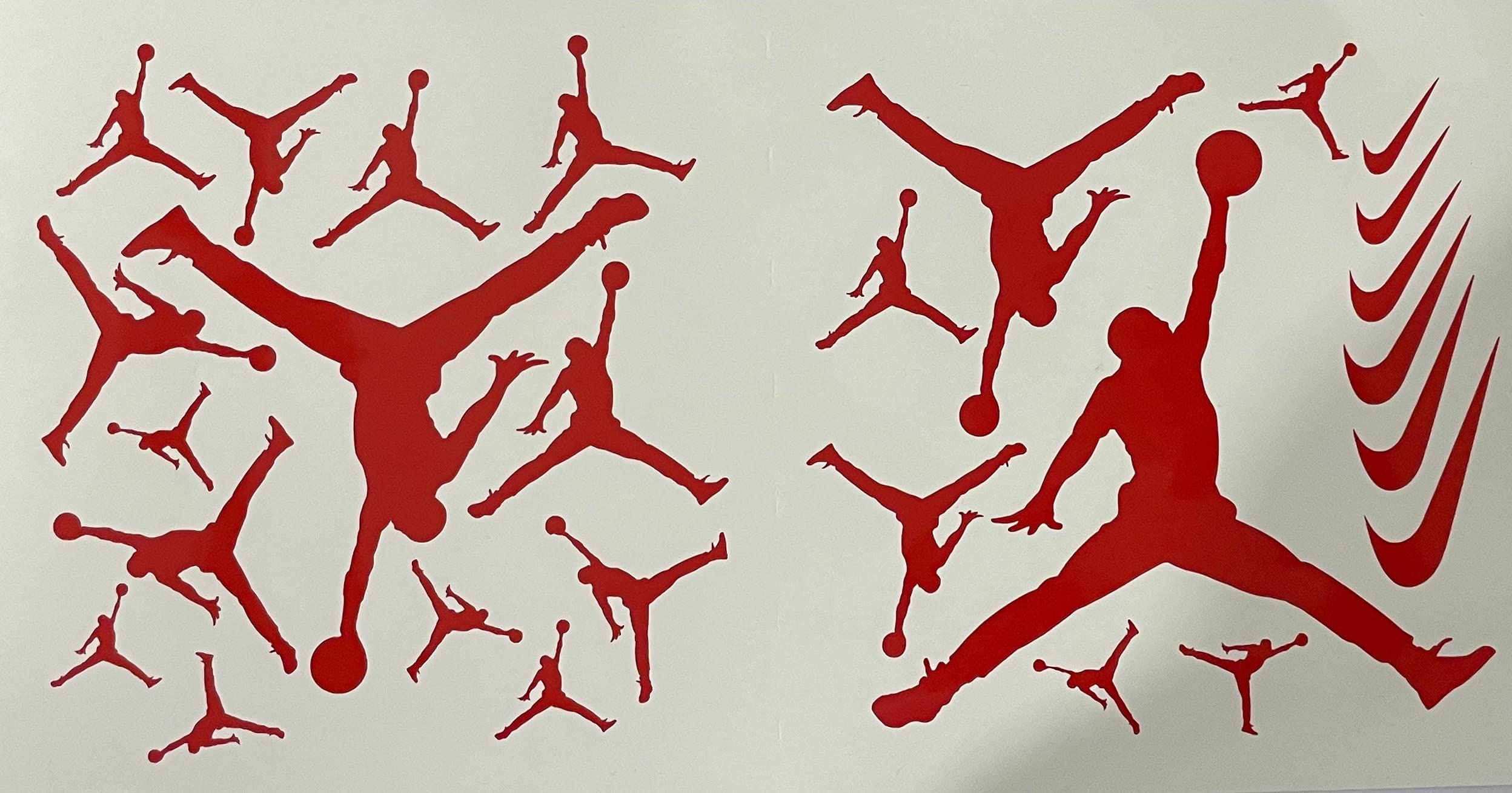 Buy 20 Assorted Air Jordan Jumpman Vinyl Stickers Logo Vinyl Decal