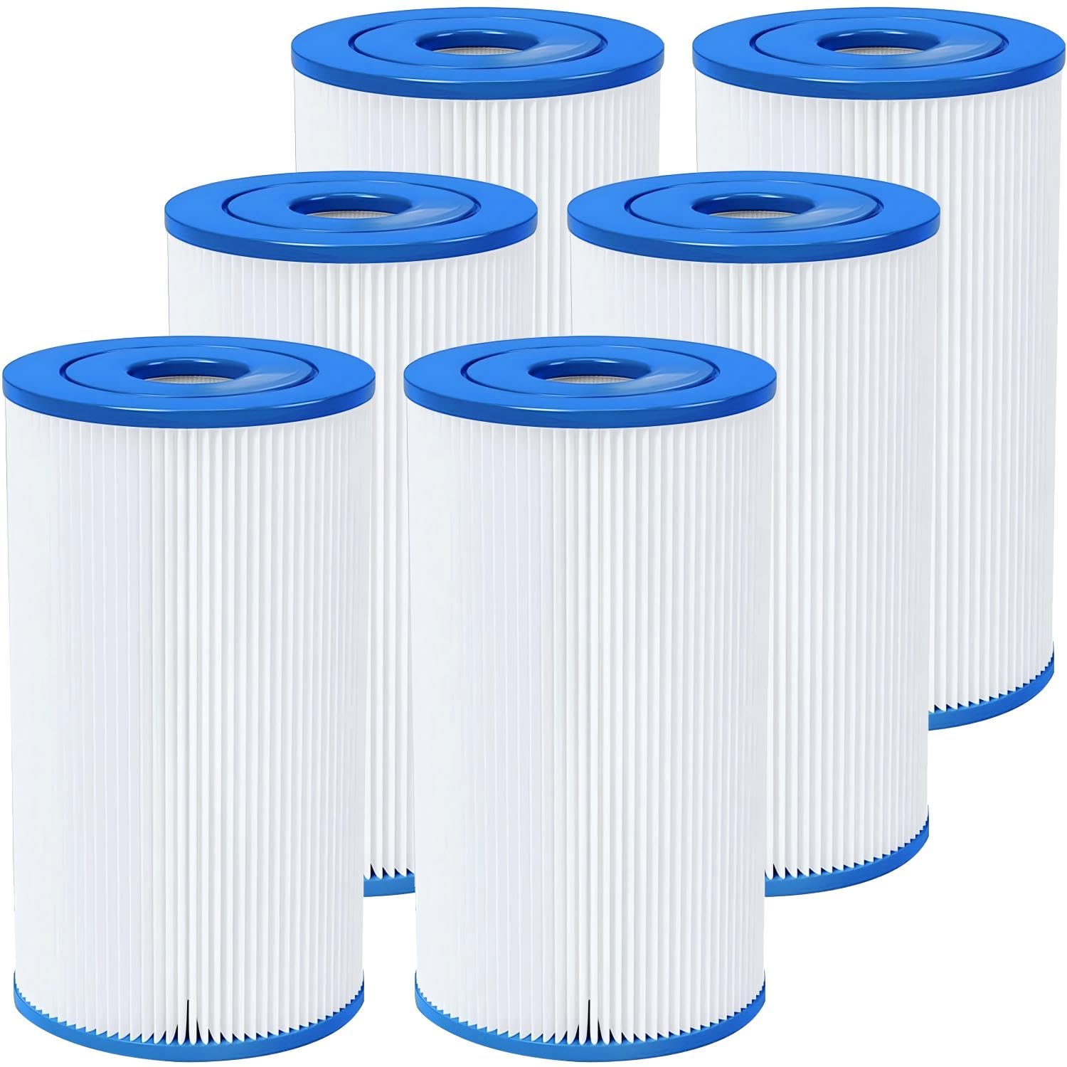 Photo 1 of Yinage Type B Replacement Pool Filter Compatible with Intex 29005E Easy Set Swimming Pool Filter Cartridge 6Pack