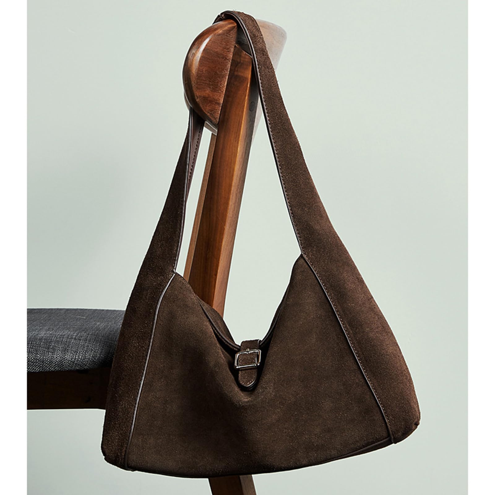 Bolso de piel sintética de inspiración retro para las axilas, bolso de hombro multiusos para mujer, casual, uso diario, bolso de mano de piel sintética