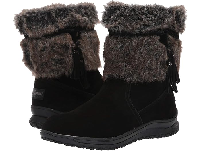 minnetonka fur boots