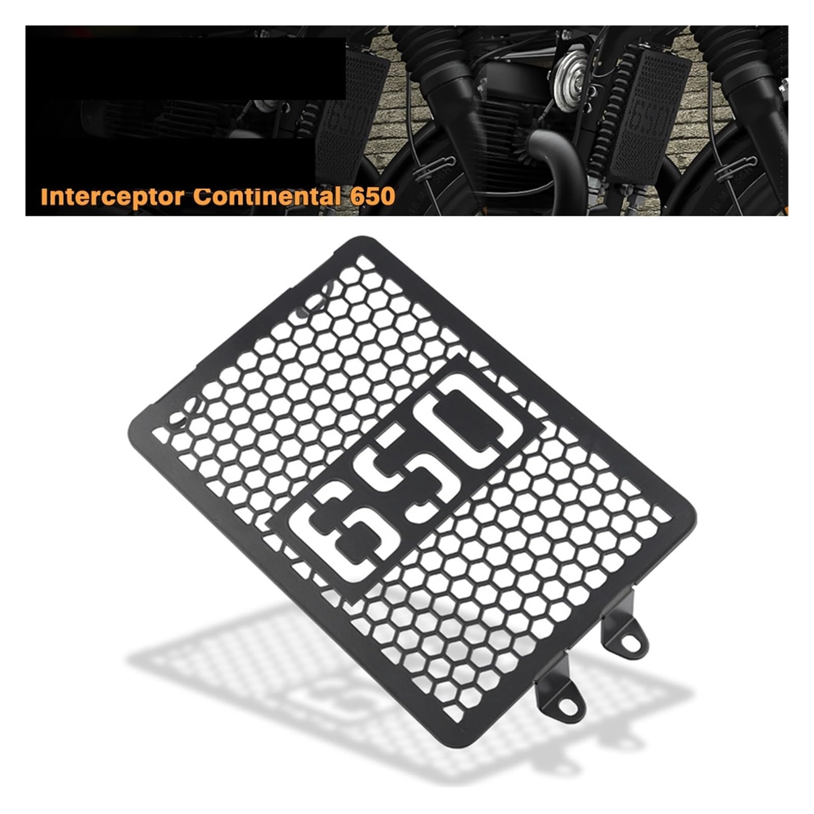 Protector De Radiador para Motocicleta para Interceptor 650 Continental 650 GT650 INT650, Rejilla Protectora para Tanque. Rejilla Radiador Motocicleta