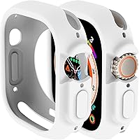 Vista 40 de Miimall Funda compatible con Apple Watch de 1.77 pulgadas, funda delgada de poliuretano termoplástico antiarañazos, funda protectora para Apple