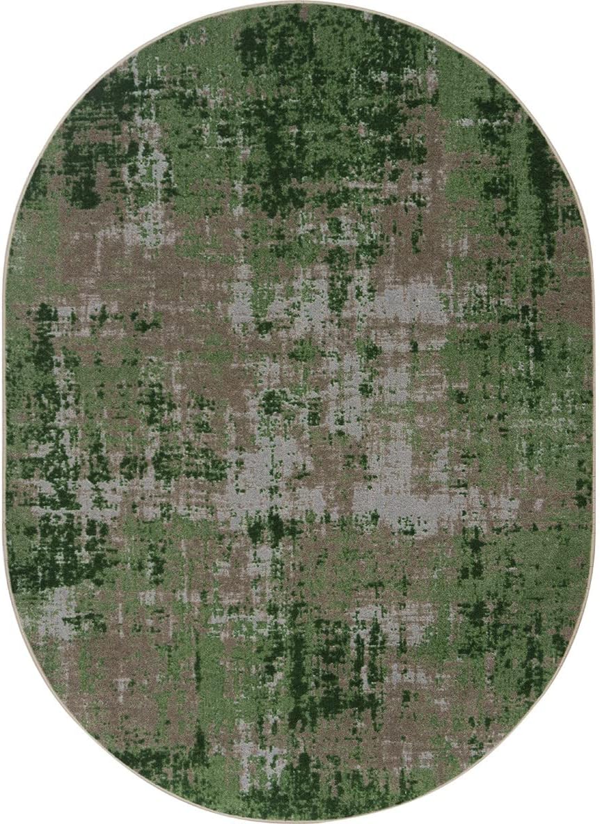 7 ft. 8 in. x 10 ft. 9 in. Terra Mae Children Oval Rug Meadow