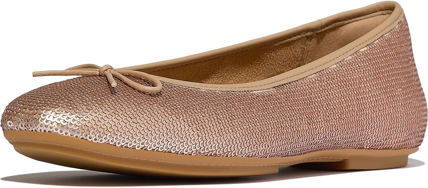 FitFlop™ Women's Delicato Bow Sequin Ballet Flat