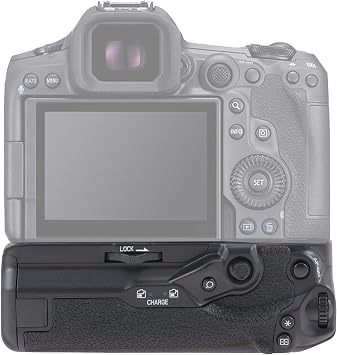 Hersmay R5II / R6III Battery Grip for Canon EOS R5 Mark II, R6 Mark III, R5, R5C,R6,R6II, R6III DSLR Camera, Replace for Canon BG-R20 Battery Holder for Up to Two LP-E6 LP-E6NH LP-E6N Batteries