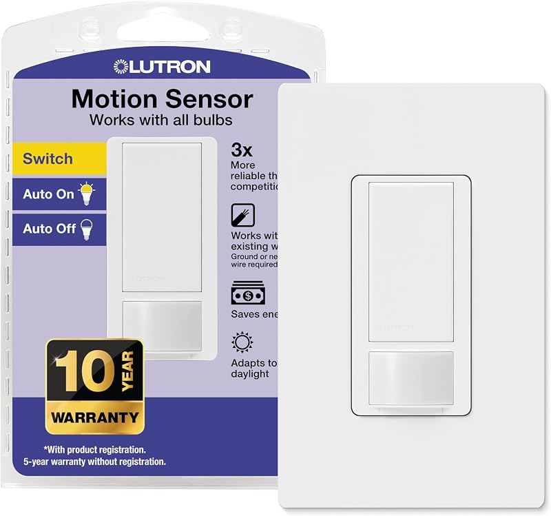 Lutron Motion Sensor Switch & Wallplate