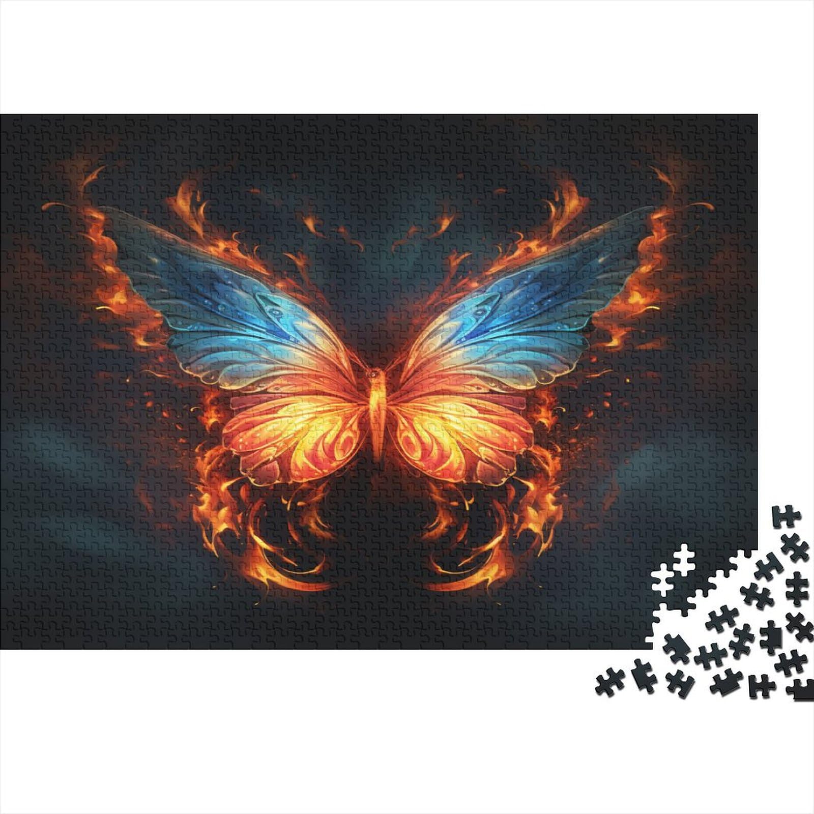 Butterfly Puzzles 1000 elementów, Puzzle dla dorosłych, puzzle - wysokiej jakości nadruk 1000 sztuk (75 x 50 cm)