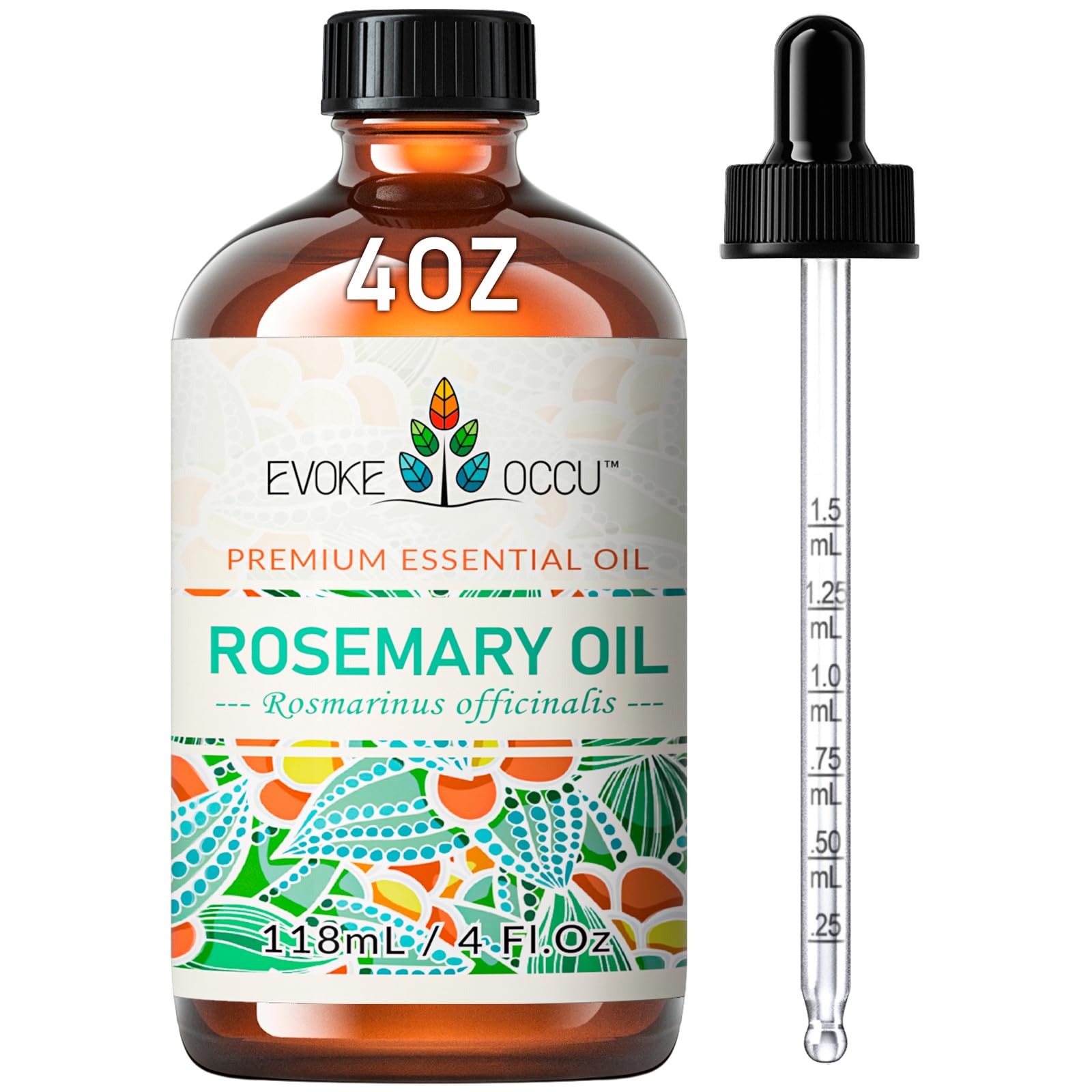 EVOKE OCCU Rosemary Essential Oil for Hair Care, Diffuser &amp; DIY