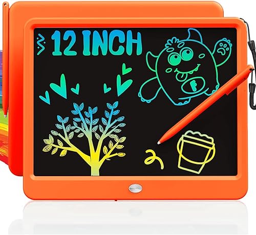 Miniatura 11 de TEKFUN Juguetes para Niños Tableta de Escritura LCD de 10 Pulgadas, Tablero de Garabatos para Colorear sin Desorden, Almohadilla de Dibujo