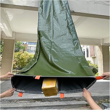 Cylindrical Canvas Unloading Chute - Waterproof Slide Conveyor Belt for Efficient Cargo Transport10x2m