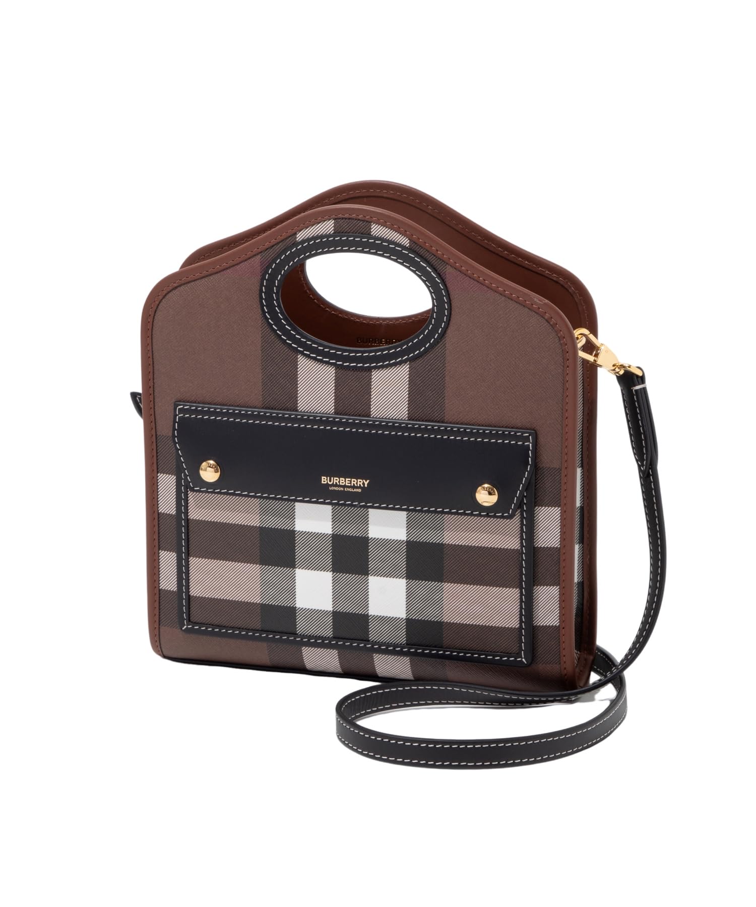 【希少】BURBERRY ジップポーチ LG EDIN GC9 ブラウン 希少】BURBERRY ジップポーチ LG EDIN GC9 ブラウン BURBERRY