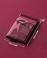 Vista 17 de VULKIT Card Holder with Money Pocket Pop Up Wallet RFID Blocking Slim Metal Bank Card Case Holds 5 Cards and Notes Gris (Space Grey)