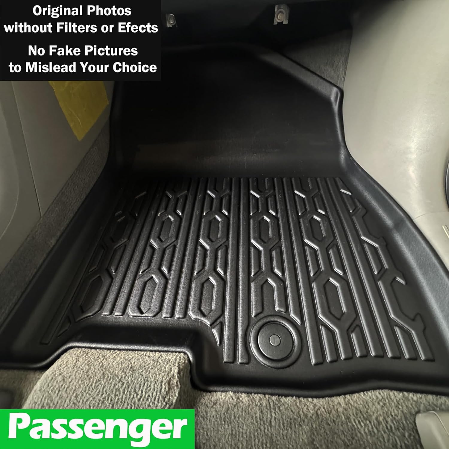 Floor Mats for 2026 Hyundai Palisade 7 Seats (Only Gas) All Weather TPE Full Set Custom Fit Cargo Liners with 3rd Seat Back Odorless Anti Slip Trunk Protector for Hyundai Palisade Accessories