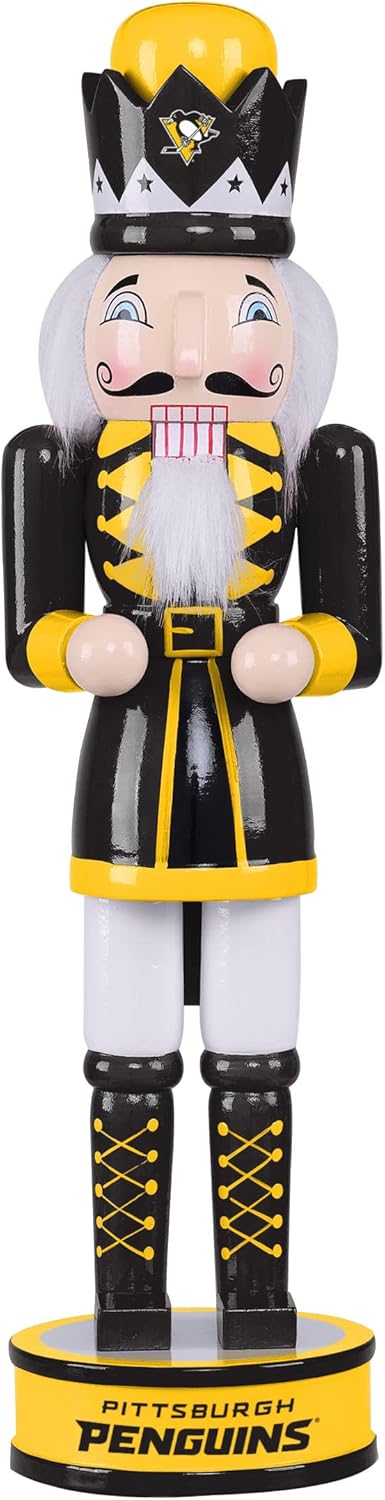 foco NHL Team Logo Collectible Holiday 14" Nutcracker