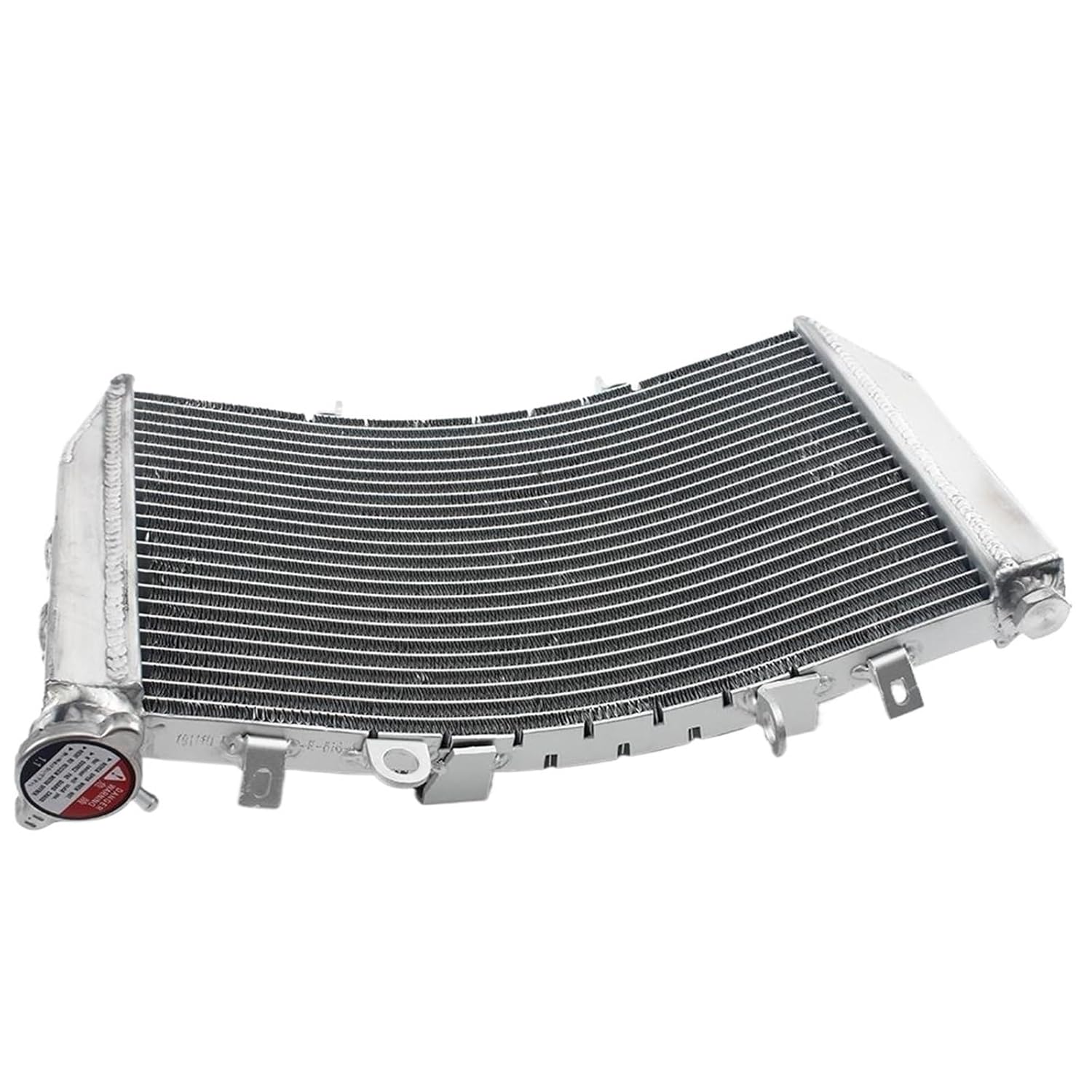 BIKINGBOY Engine Cooling Radiator Compatible with Triumph Speed Triple 1050 05 06 07 08 09 10 11 12 13 14 15 16 17 18 Water Cooler Polished(05-10)