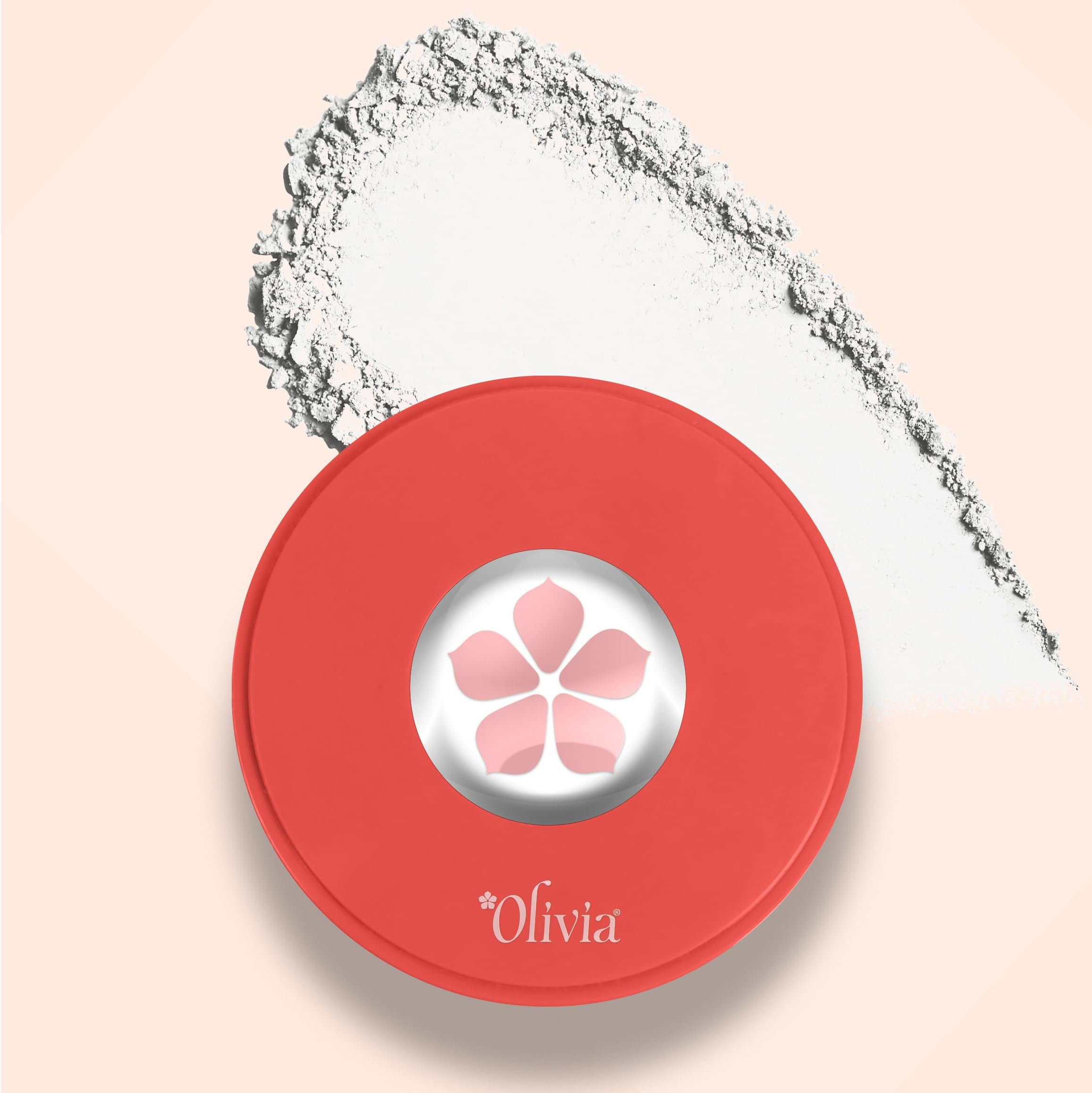 Olivia Skinsync Pan Cake 30g | Full Coverage Waterproof Makeup Base | Velvety Matte Finish | Hides Blemishes | Sweat-Resistant | UV Protection | Long-Lasting & Crease-Free Wear | 20 White Candy