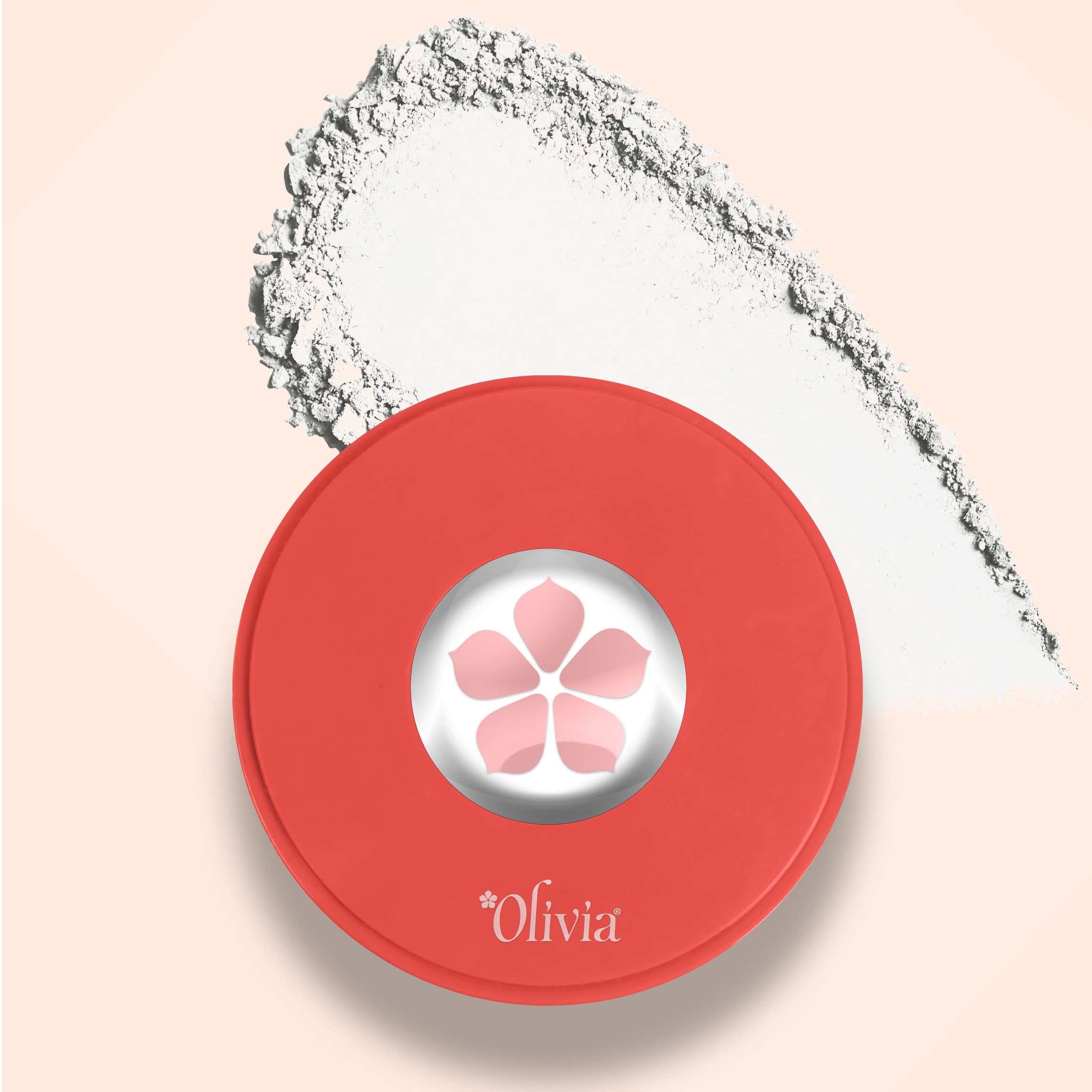 Olivia Skinsync Pan Cake 30g | Full Coverage Waterproof Makeup Base | Velvety Matte Finish | Hides Blemishes | Sweat-Resistant | UV Protection | Long-Lasting & Crease-Free Wear | 20 White Candy