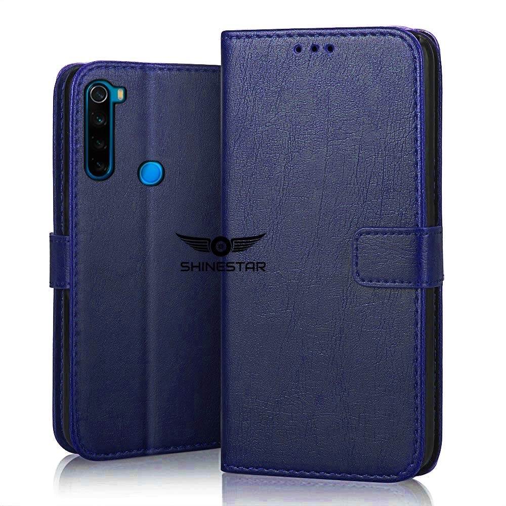 SHINESTAR Redmi Note 8 Flip Case | PU Leather Flip Cover Wallet Case with TPU Silicone Case Cover for Xiaomi Redmi Note 8 - Blue (B07ZMDS8ML) Amazon Price History, Amazon Price Tracker
