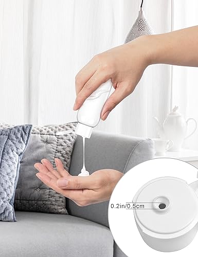 Miniatura 3 de ZLEVEAYN Botellas de plástico transparente de 4 onzas con tapas abatibles, paquete de 30 recipientes de viaje reutilizables para champú,