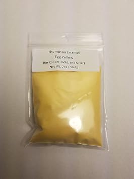 Egg Yellow Enamel for Metal, Transparent 2oz