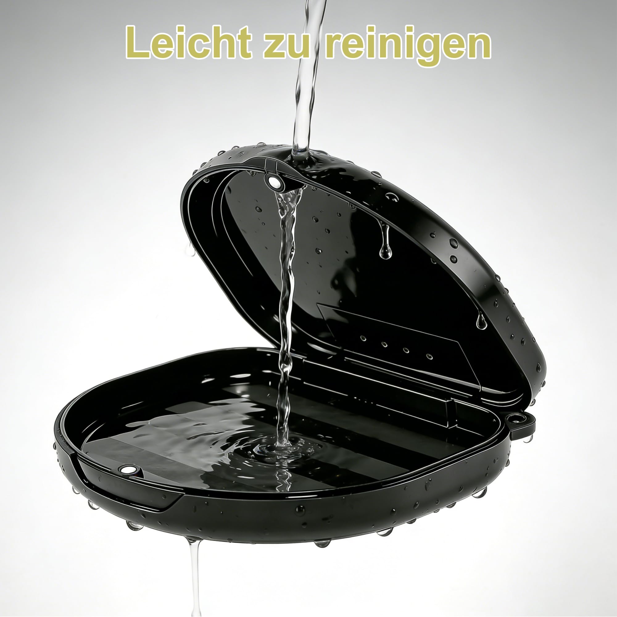 Zahnspangendose Zahnschiene Box Zahnspangenbox Knirscherschiene Box Aufbewahrung, Tragbare Retainer Dose Mit Belüftung Und Sicherem Verschluss Für Zahnersatz Aufbewahrung Reise Alltag Lösung