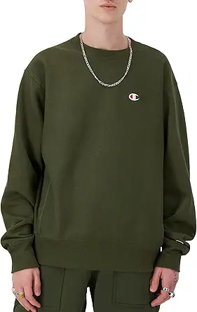 Champion Men's Reverse Weave Crew, Collegiate C Logo