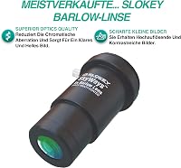 Slokey Barlow Pro 5x Nagyító Lencse Teleszkóphoz - 1,25" Átmérőjű Csillagászati Kiegészítő Bolygók és Égitestek Részletes Megfigyeléséhez 7