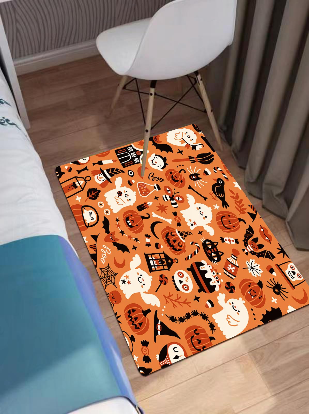 Alfombrilla de baño de microfibra de alta densidad con diseño ciclista original