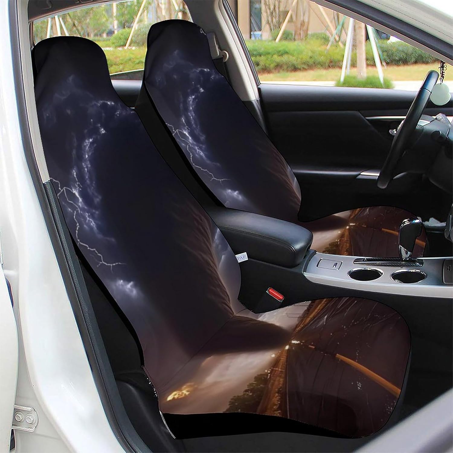 Tornado Car Seat Covers Universal Car Front Seats Protector Auto Interior Accessories 2PCS