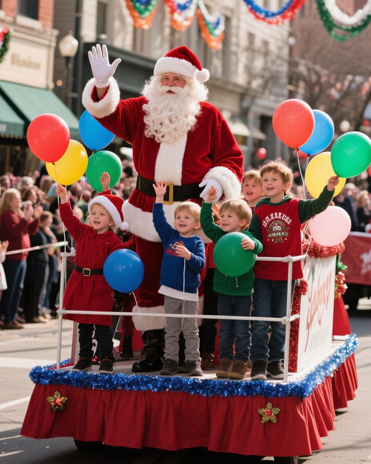 Mannice Santa Claus Costume for Men 9PCS, Christmas Santa Costume Adult Deluxe Santa Suit Professional Santa Outfit - Image 8