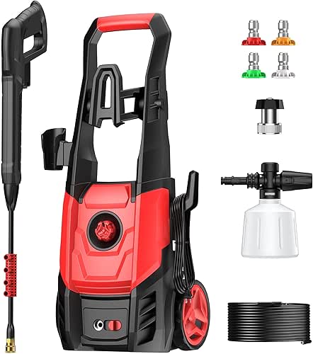 Electric Pressure Washer, 2.5 GPM Power Washer with 4 Quick