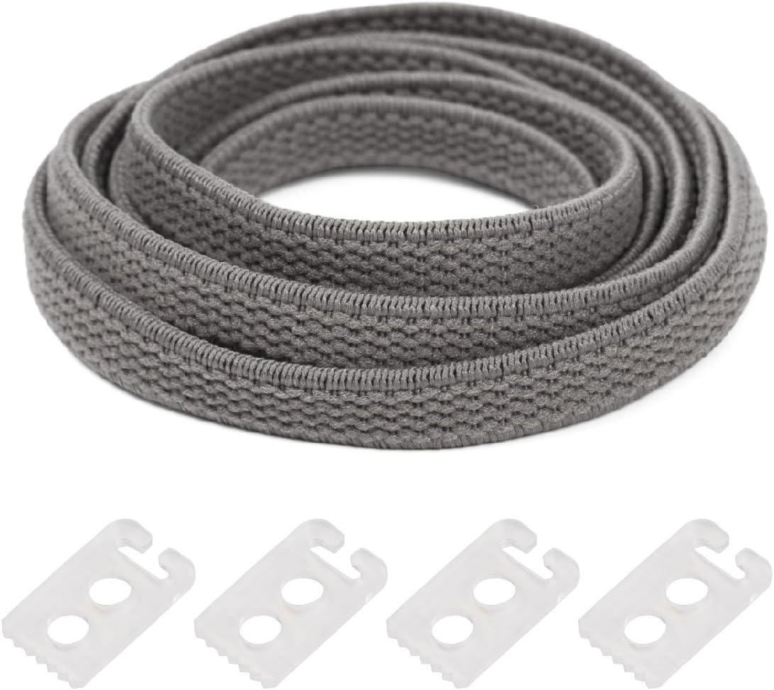 NEXARY No Tie Elastic Shoe Laces Shoelaces Textile + Rubber