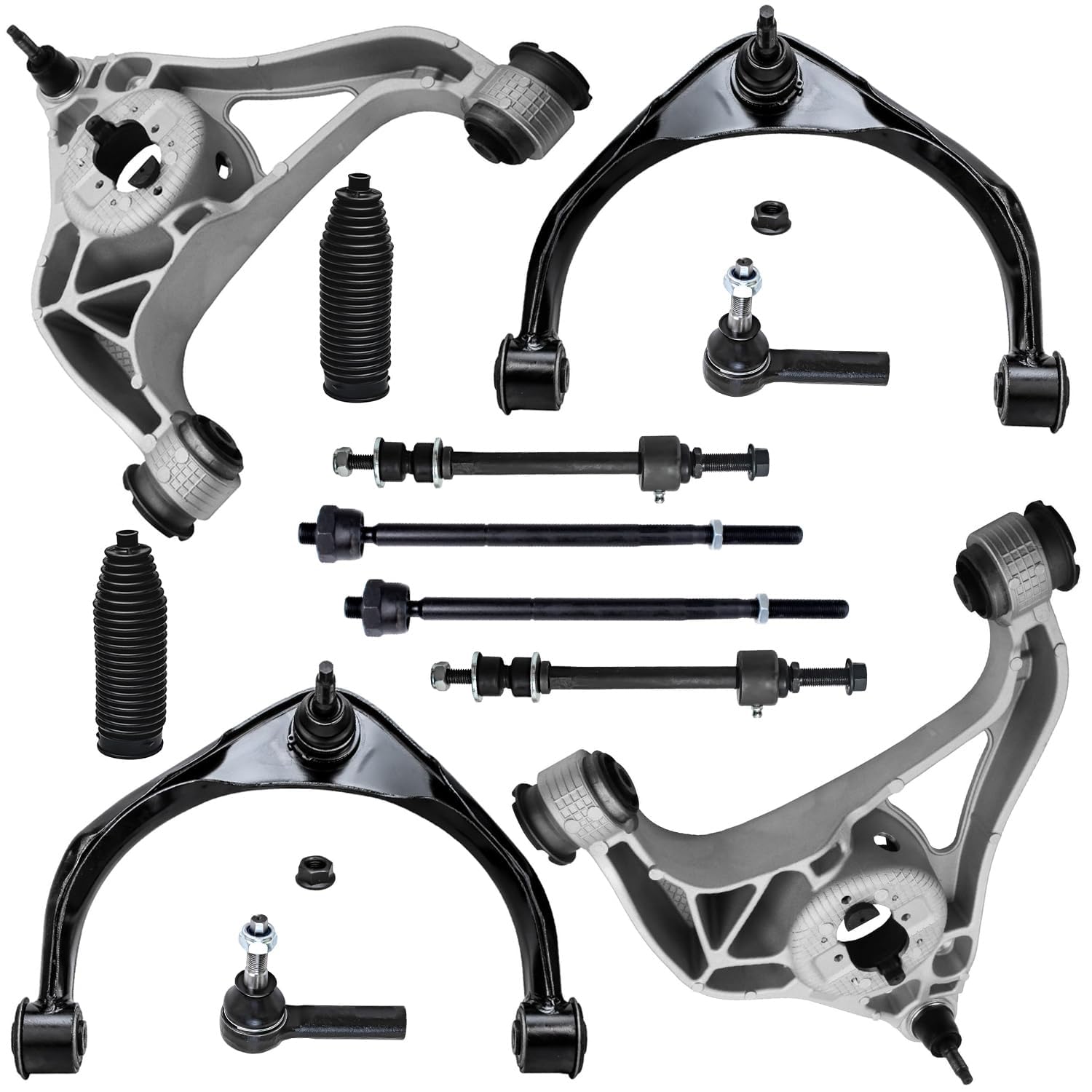 Detroit Axle - RWD 12pc Front End Suspension Kit for 2013-2018 Ram 1500