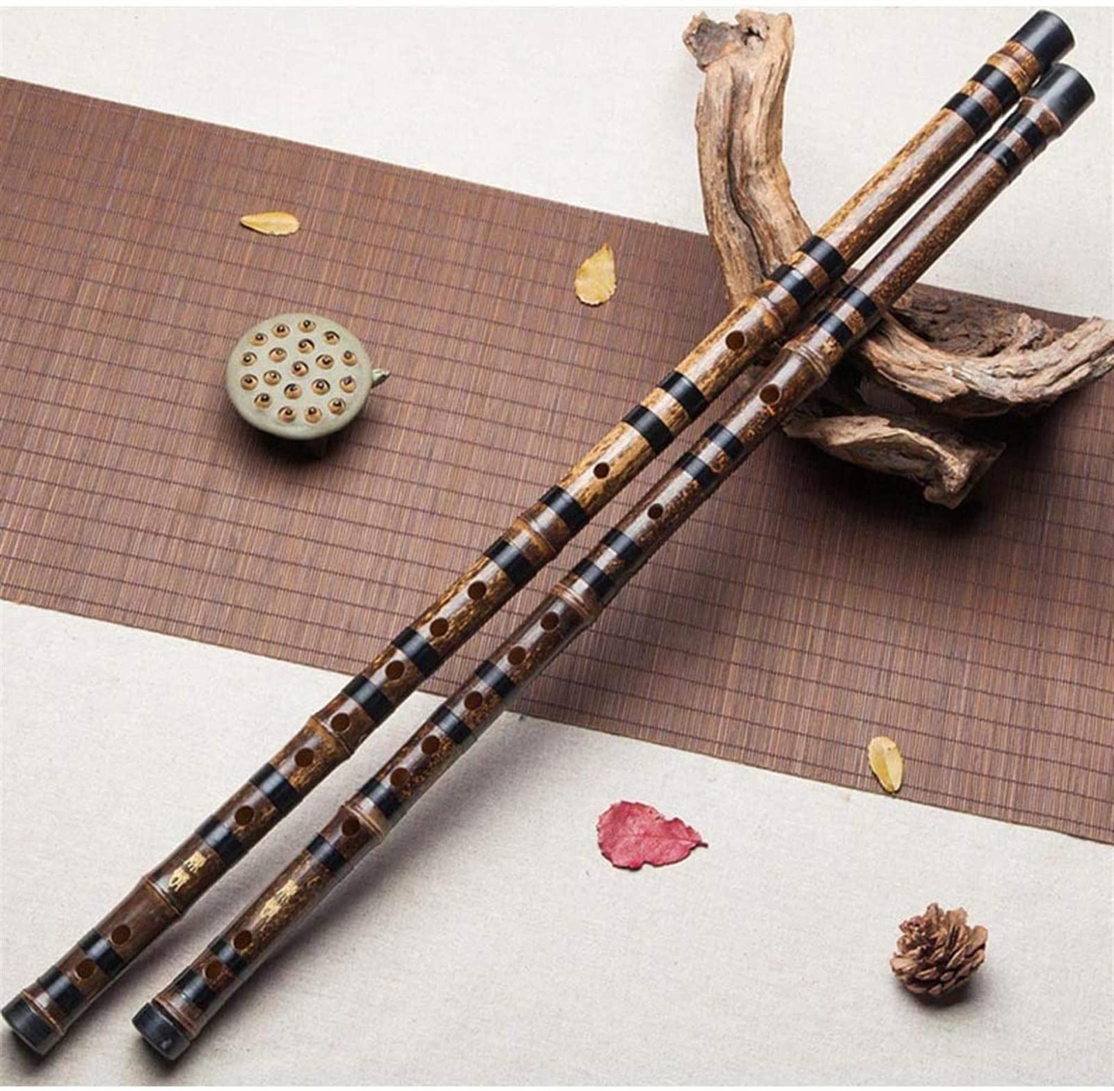 Flauta China Flauta profesional Hecho a mano Instrumento musical de bambú Ducativo y actividades de aprendizaje for estudiantes principiantes (Size : C Tone)