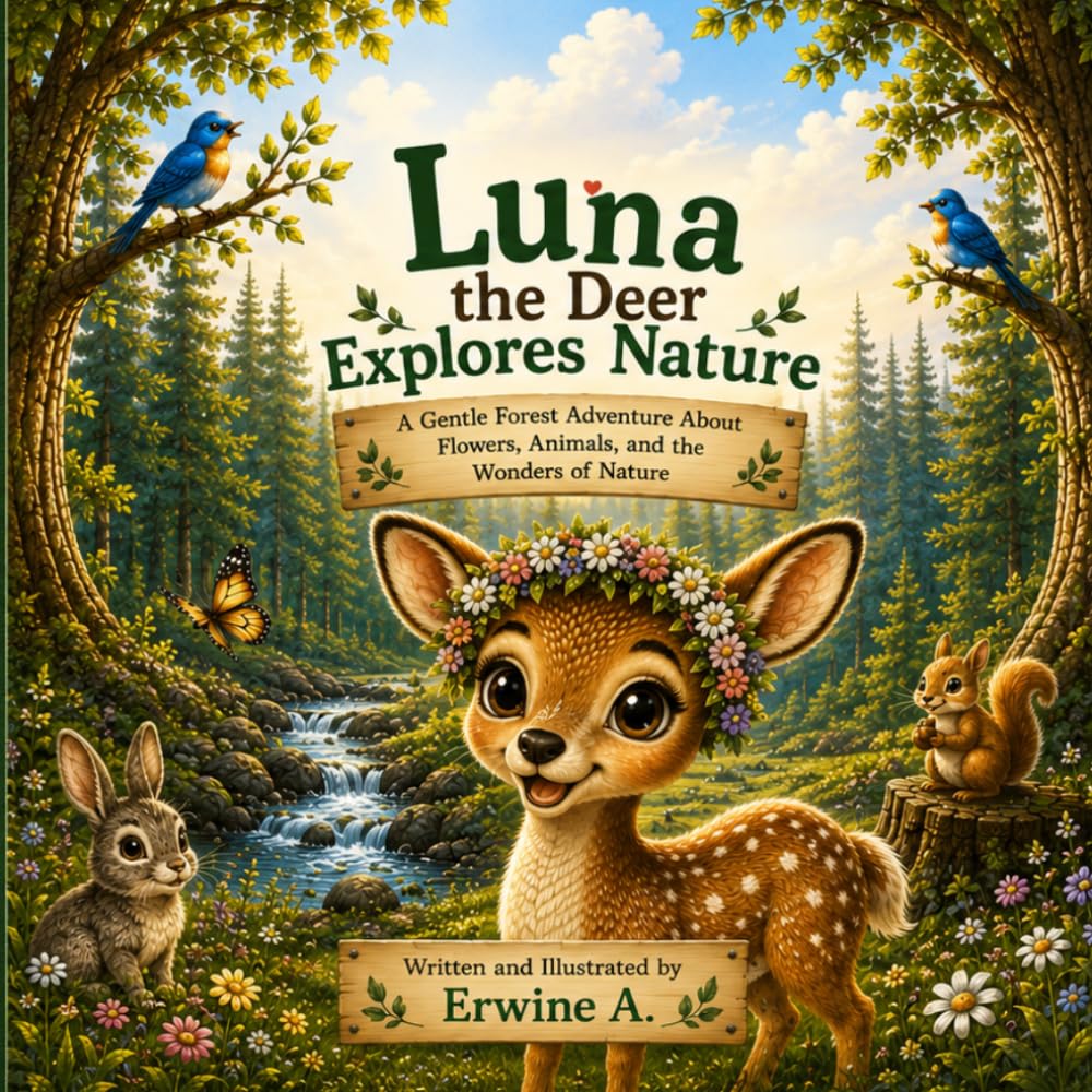 Luna the Deer Explores Nature: A Gentle Forest Adventure About Flowers, Animals, and the Wonders of Nature