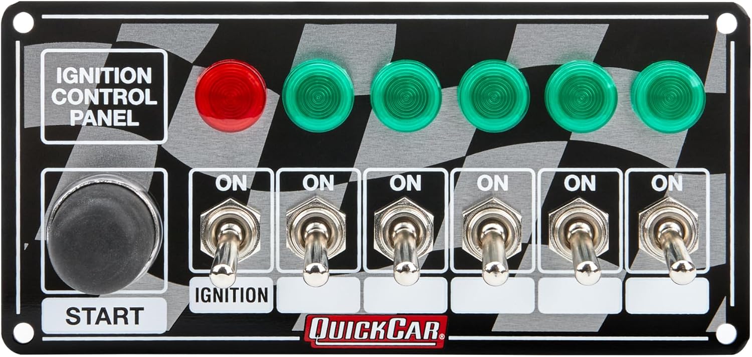 QuickCar Racing Products 50-166 7" Wide x 4" High Ignition Switch
