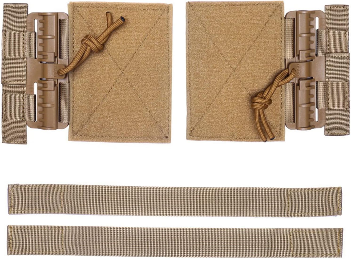 Tactical MOLLE Vest Quick Release Buckle Set Fast Fit Molle Side Belt Cummerbund Straps for JPC CPC NCP XPC 420 Vest