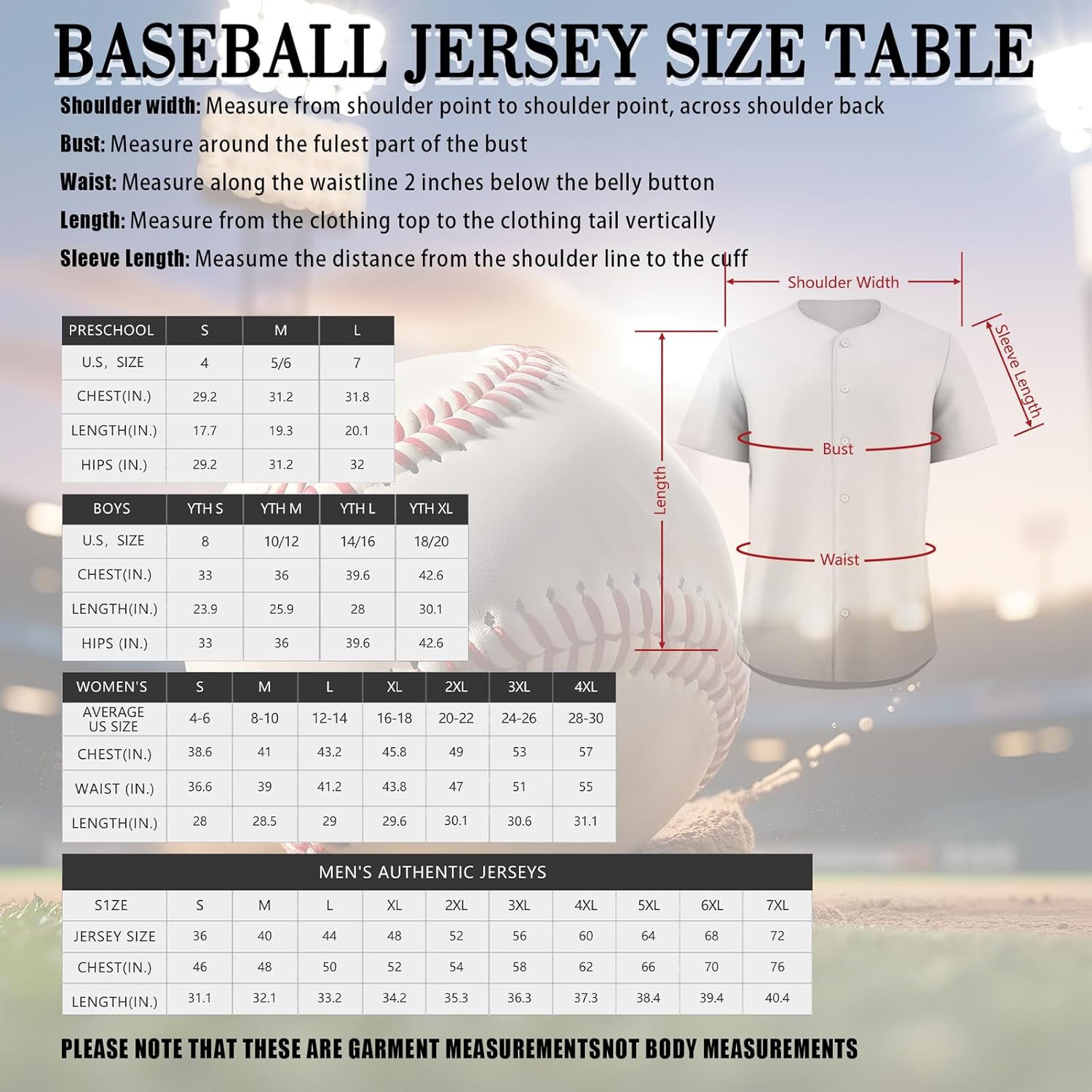 Custom Baseball Jersey Stitched Printing Personalized Baseball Shirt Name Number Logo Sports Uniform for Men Women Youth - Image 4
