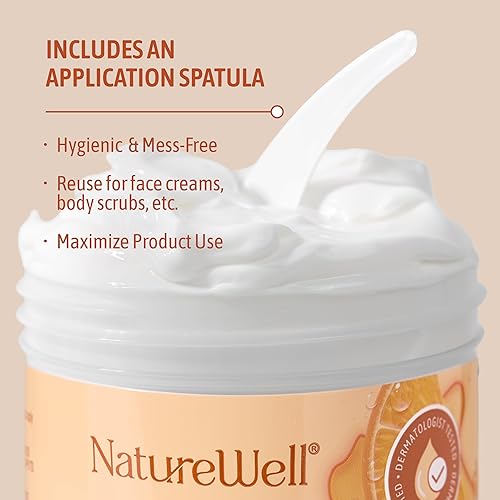 Miniatura 6 de NATURE WELL Clinical Brighten & Hydrate Vitamin C Moisture Cream Skincare 2.0 para rostro y cuerpo revitaliza la piel de aspecto opaco, promueve una
