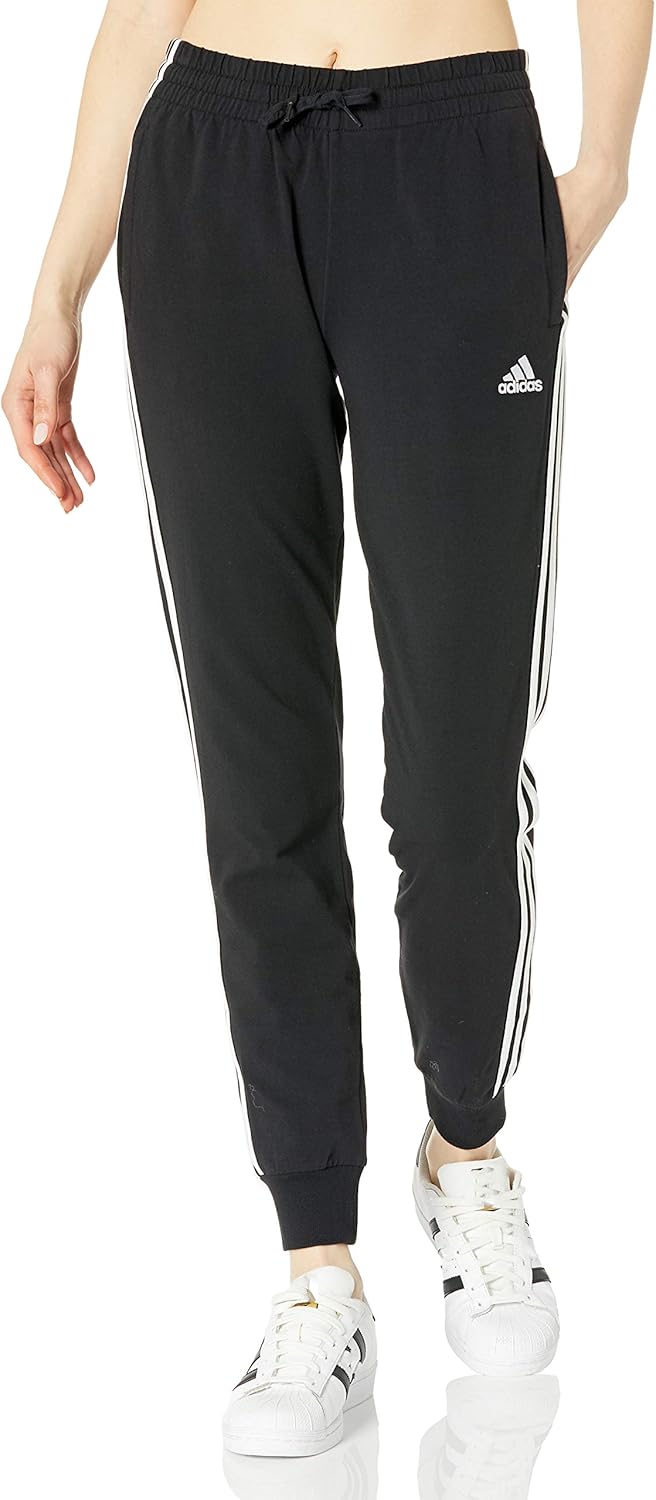 adidas womens 3 stripe joggers