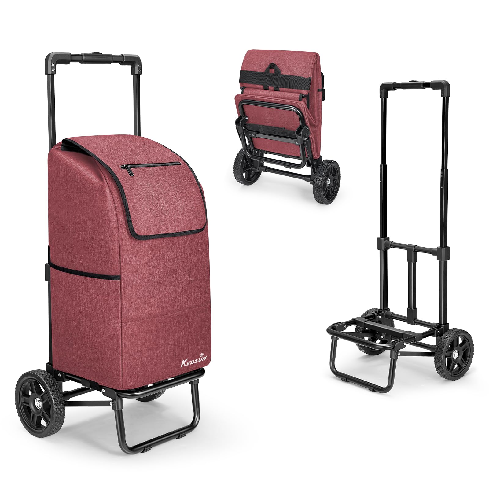 KEDSUM 2 in 1 Foldable Cart