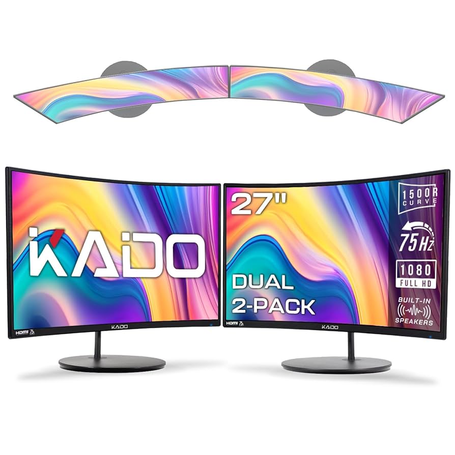 Amazon.com: Kado Dual Monitor Setup - 2-Pack 27