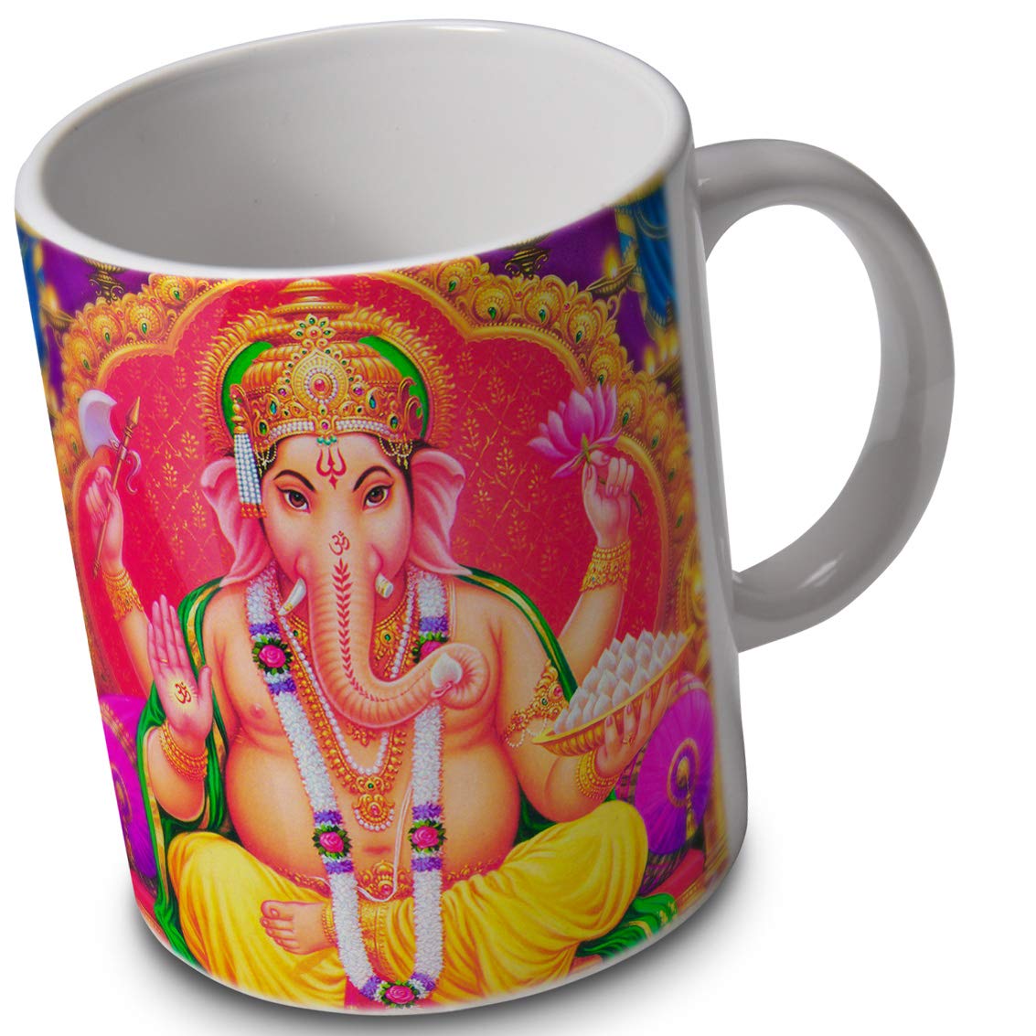 Verytea White Ganesh/Ganesha Hindu God - Mug Cup
