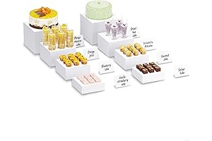 Crystal Clear Acrylic Buffet Risers for Elegant Display