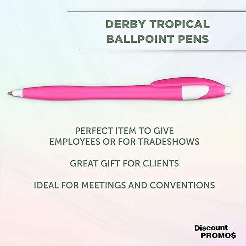 Miniatura 3 de DISCOUNT PROMOS Juego de 10 bolígrafos de oficina de plástico de dos tonos, paquete a granel, tinta negra, ideal para oficina, escuela, negocios,