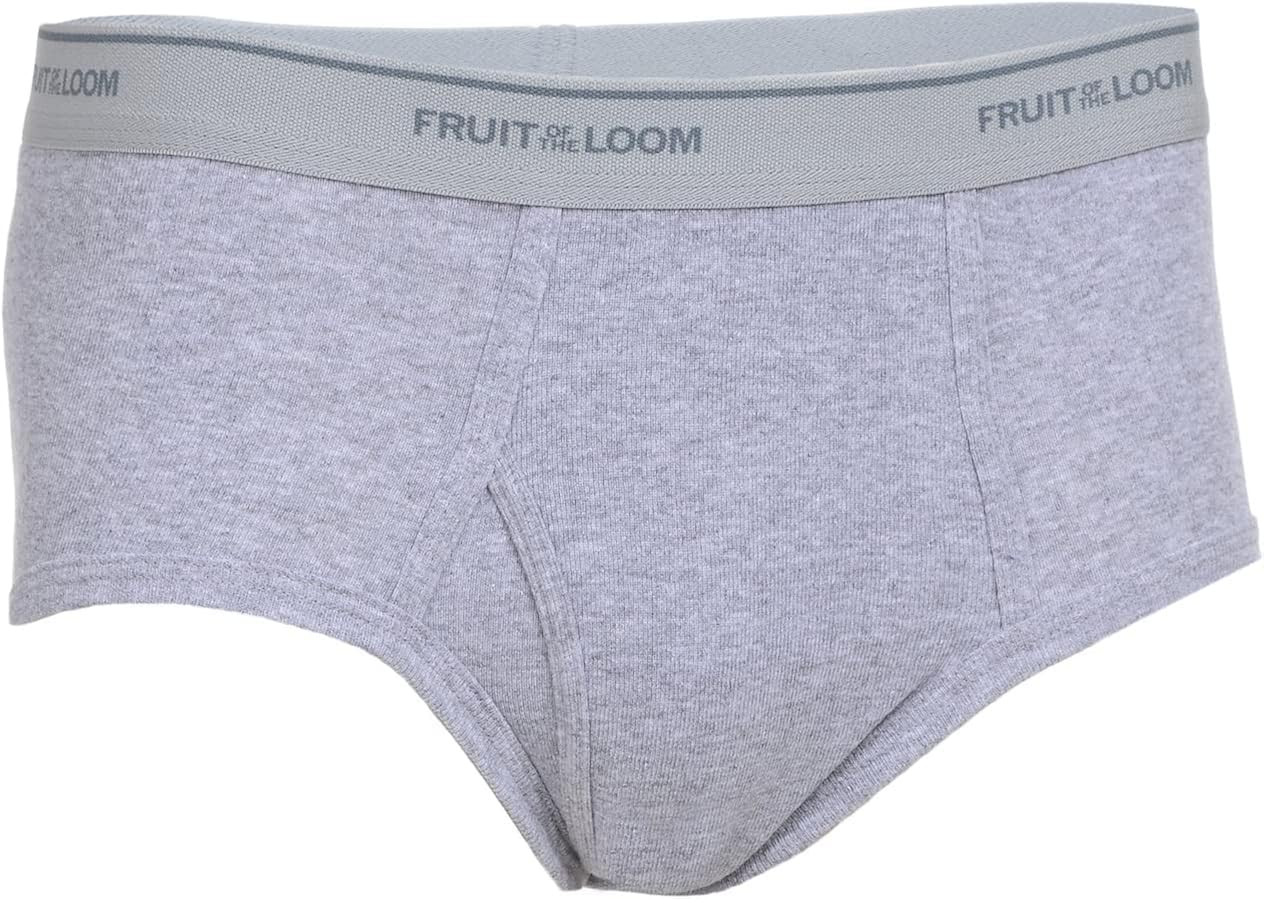 Fruit of the Loom Men's Fashion Briefs 12-Pack Value MYSTERY COLORS Cotton Waistbands Vary S-3X at  Men’s Clothing store