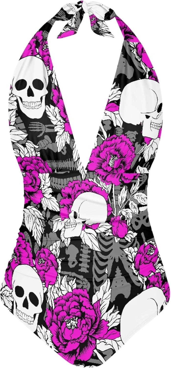 Cumagical One Piece Swimsuit Women Tummy Control Sexy Plus Size Bathing Suit for Women