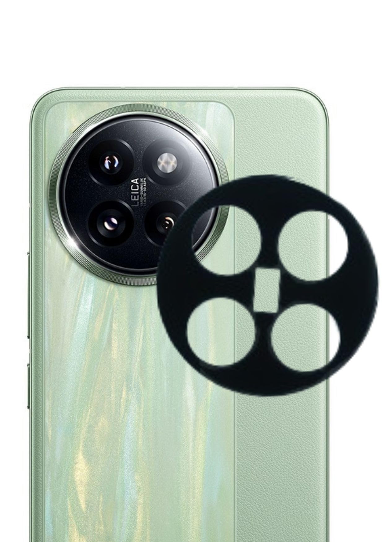 Dsfinest [Pack 1] Camera Lens Protector for Xiaomi 14 Civi 5G Camera Glass Protector Guard [3D Premium] with Easy Installation Kit & Anty Bubble Proof - Back