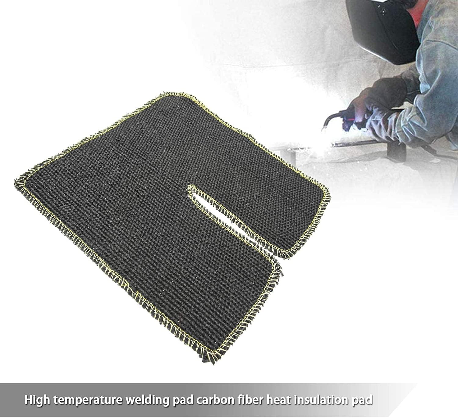 Soldering Mat Plumbers Brazing Pad 25x25cm Wrap Around Pipe Design for